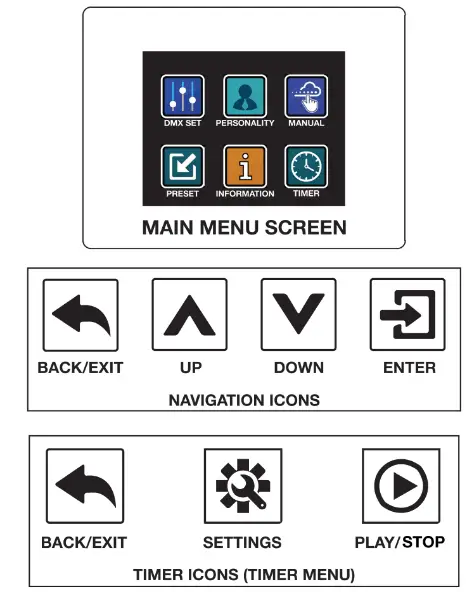 MAGMATIC PSC225 Crisp Max High-Output Snow Machine - CONTROL PANEL