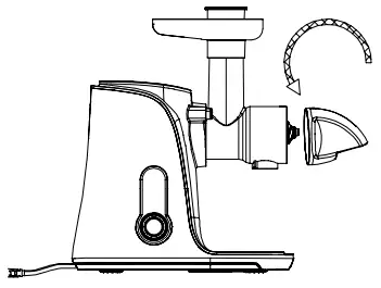 KitchenBrothers KB700 Series Slow Juicer with Speed Control-fig8