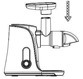 KitchenBrothers KB700 Series Slow Juicer with Speed Control-fig9