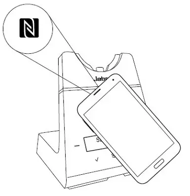 Jabra Engage 75 Convertible Wireless Headset - Pair using NFC