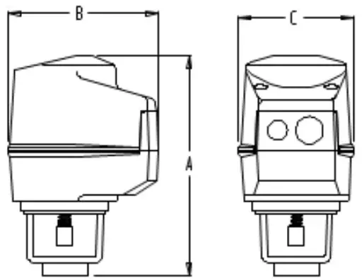 neptronic AT000 2 Way 1 2 Inch Globe Valve - Figure 1