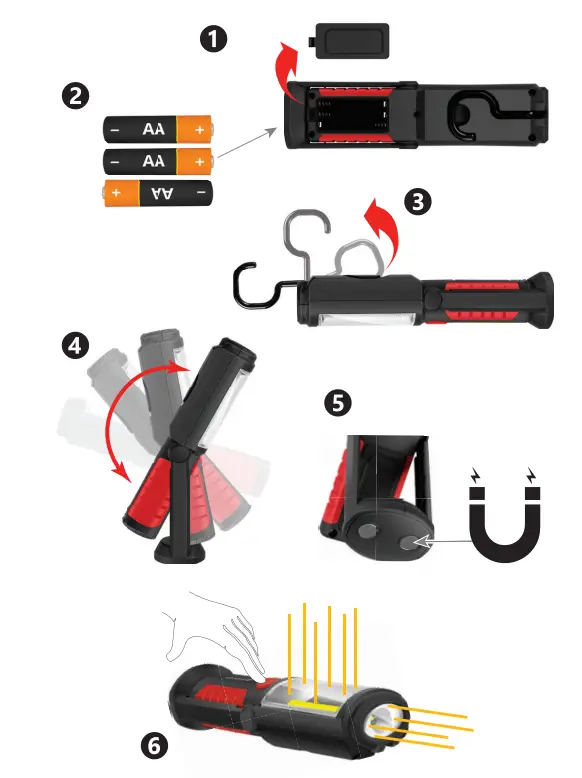 defender-FL-20-Magnetic-Holder-Black+red-Fig-01