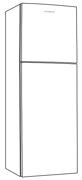 FABER LUSSO 252BK Refrigerator Freezer -