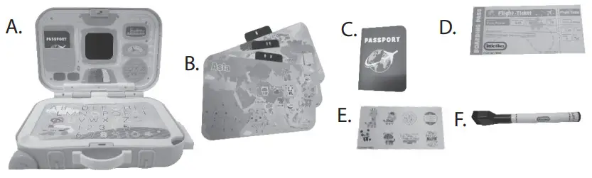 littletikes 657641 Activity Suitcase -