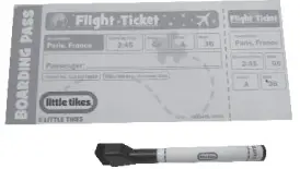 littletikes 657641 Activity Suitcase - BOARDING PASS