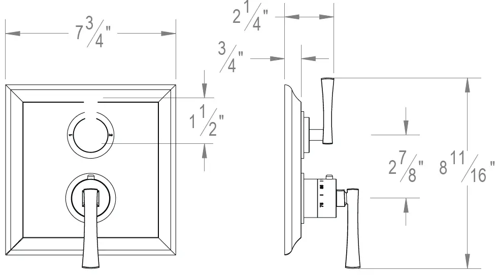 SANTEC-7099ED-TM-1-2-Inch-Thermostatic-Trim-with-3-Way-Diverter-FIG-1
