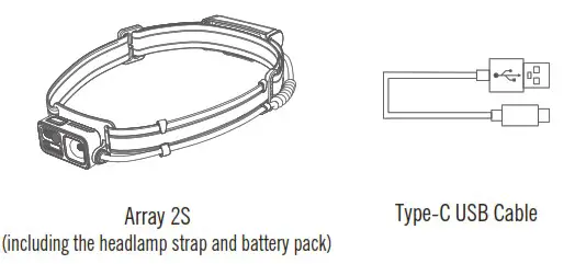 OLIGHT Array 2S Rechargeable LED Running Headlamp - IN THE BOX