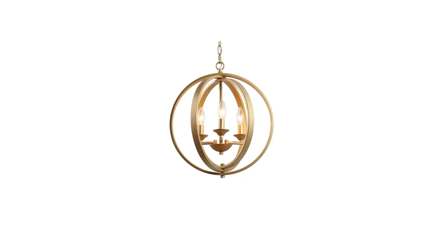 Lowes 5069596 Uolfin 5 Light Matte Gold 3 Light With Classic Candle Style Chandelier User Manual Lowes 5069596 Uolfin 5 Light Matte Gold 3 Light With Classic Candle Style Chandelier User Manual