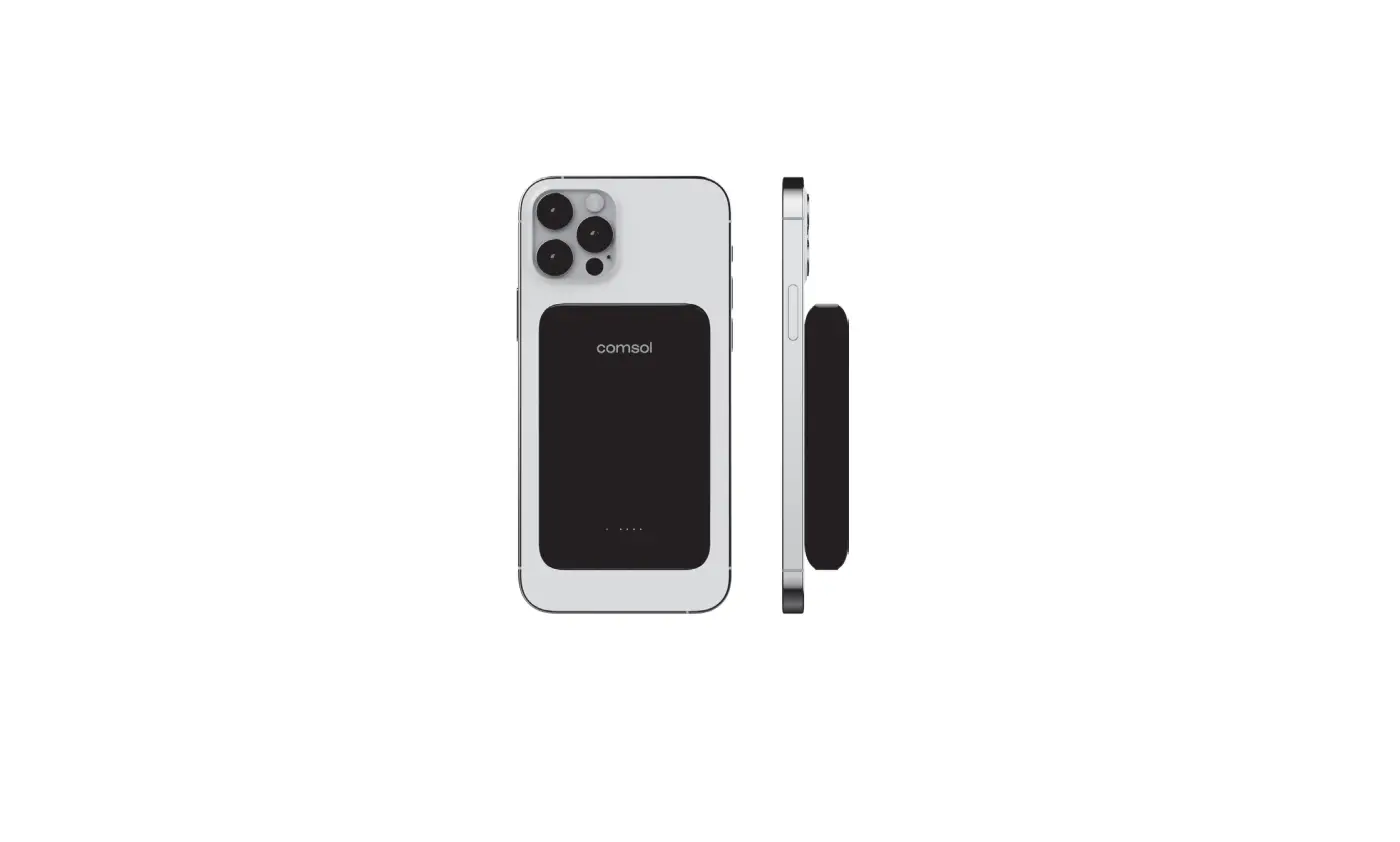 Comsol Wmpb05 5000mah Magnetic Wireless Power Bank For Iphone 13/12 User Manual