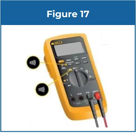 continuity test setting (Figure 17)