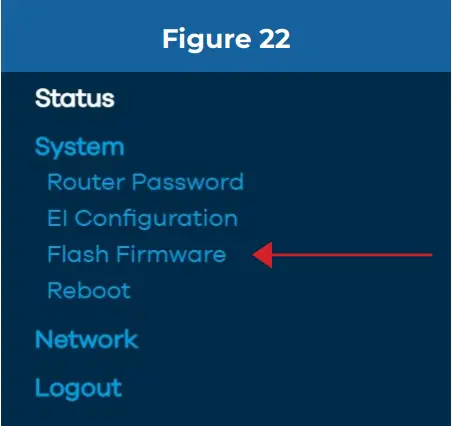 menu on the left (Figure 22)