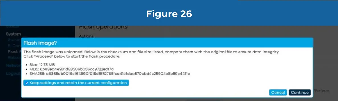 software to upgrade. (Figure 26)