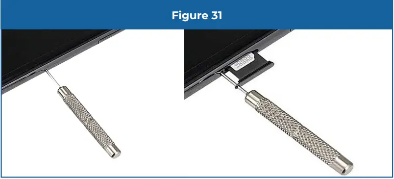 e Ejection tool (Figure 31)