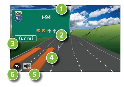 RAND MCNALLY TND730LM IntelliRoute Truck - Junction View