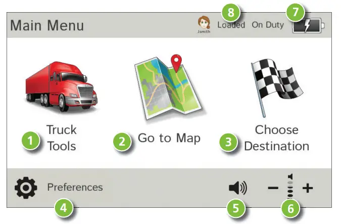 RAND MCNALLY TND730LM IntelliRoute Truck - Local Search