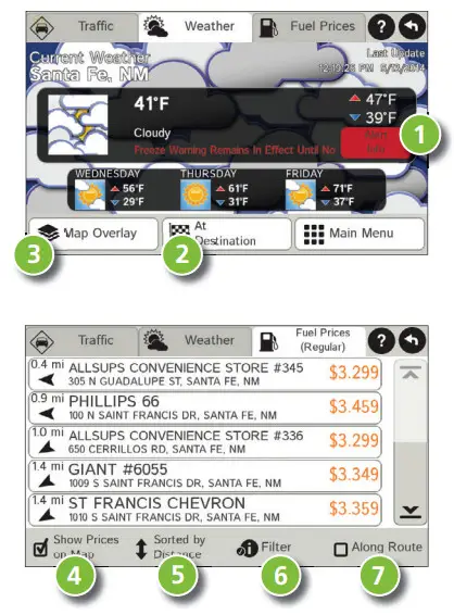 RAND MCNALLY TND730LM IntelliRoute Truck -Weather