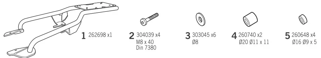 SHAD H0FR71ST Honda Forza 750 '21 Top Maste -