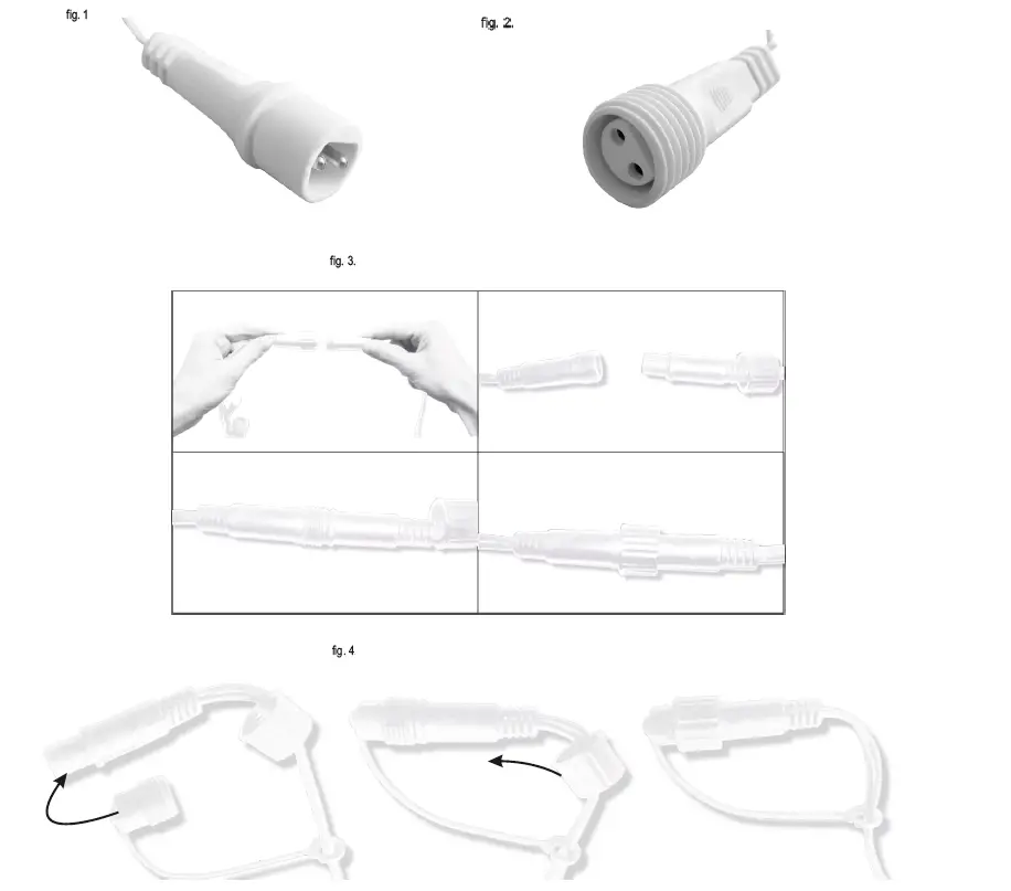 somogyi LED Curtain Lights with Serial Connection Option 1