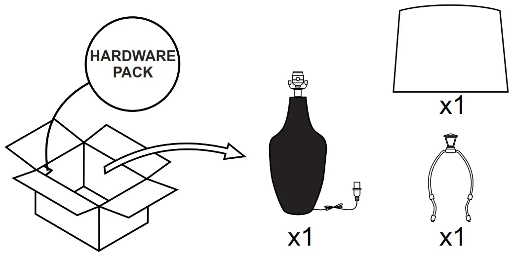 ASHLEY L207344 Furniture Metal Table Lamp - 1