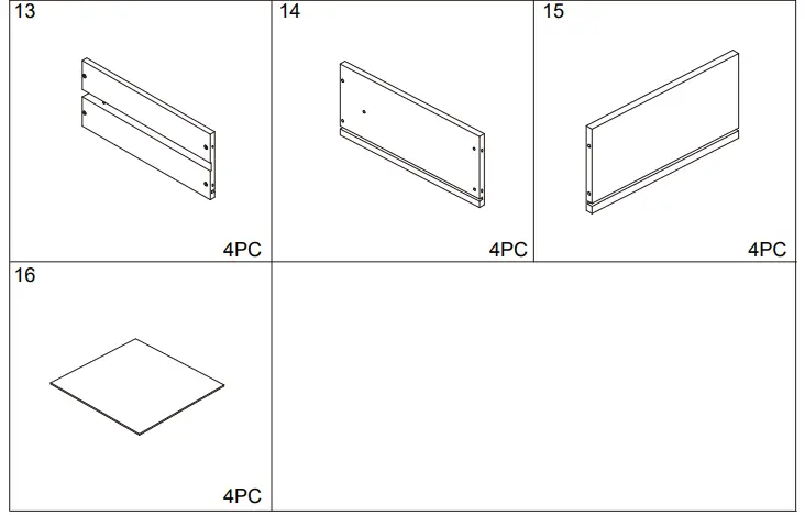 VEIKOUS HP0904-01GY-1 Freestanding Linen Cabinet with Drawers and Shelves fig 5