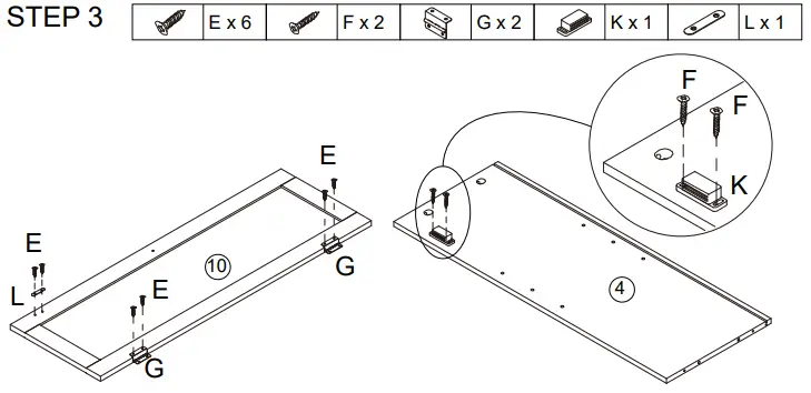 VEIKOUS HP0904-01GY-1 Freestanding Linen Cabinet with Drawers and Shelves fig 8
