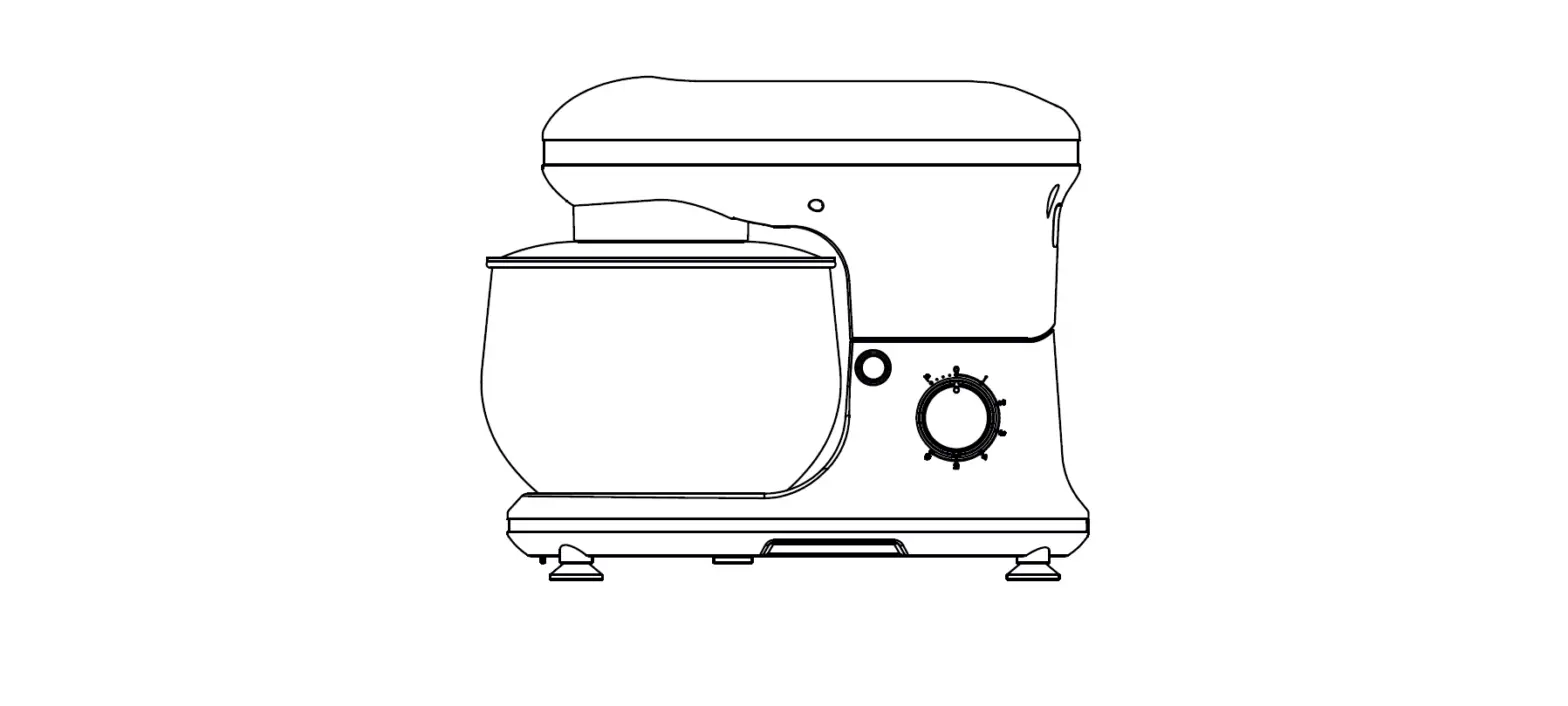 Eden Ed-7000 Kitchen Machine Instruction Manual