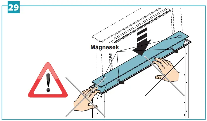 Installation with back motor