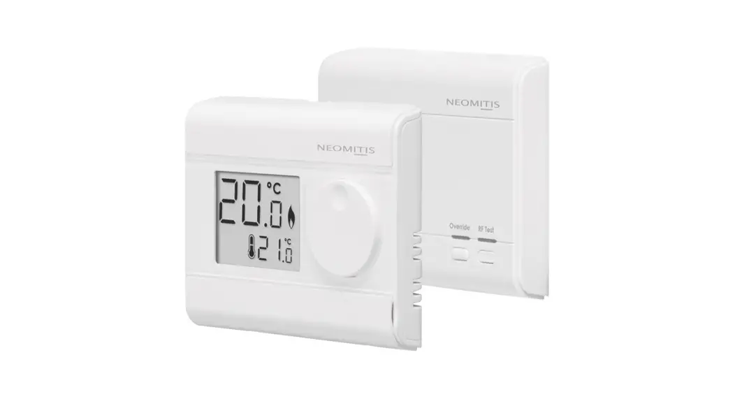 Neomitis Rte0rfb Wireless Digital Room Thermostat And Receiver Instructions