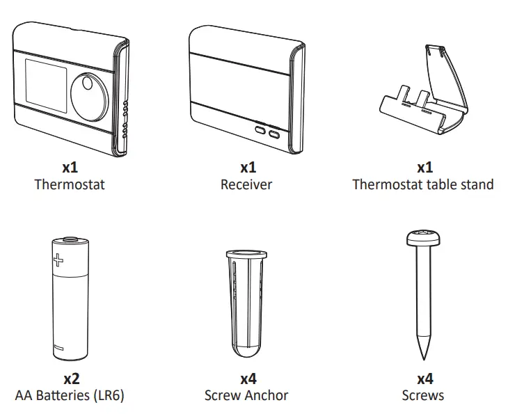 NEOMITIS RTE0RFB Wireless Digital Room Thermostat and Receiver - fig 4