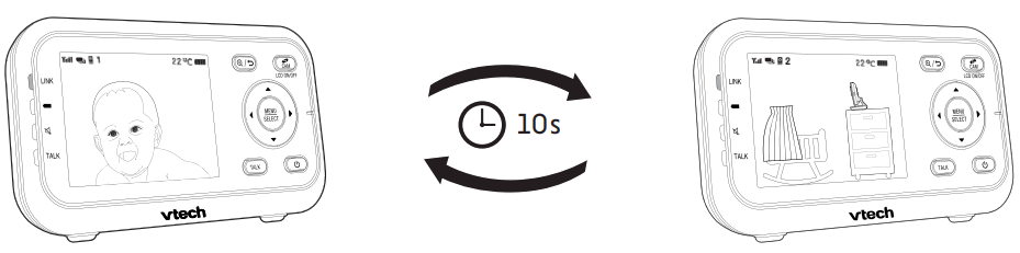 vtech VM3252 Video Baby Monitor - 16