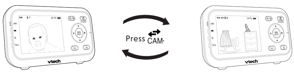 vtech VM3252 Video Baby Monitor - 17