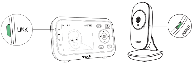 vtech VM3252 Video Baby Monitor - 4