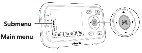 vtech VM3252 Video Baby Monitor - 7