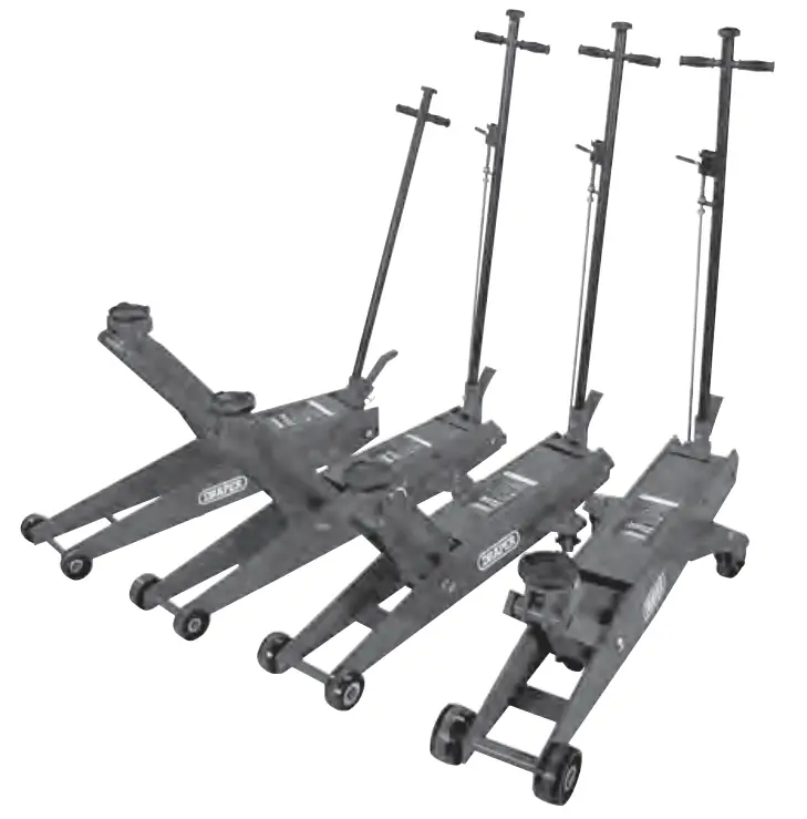 DRAPER 03461 2 Ton Long Chassis Trolley Jack