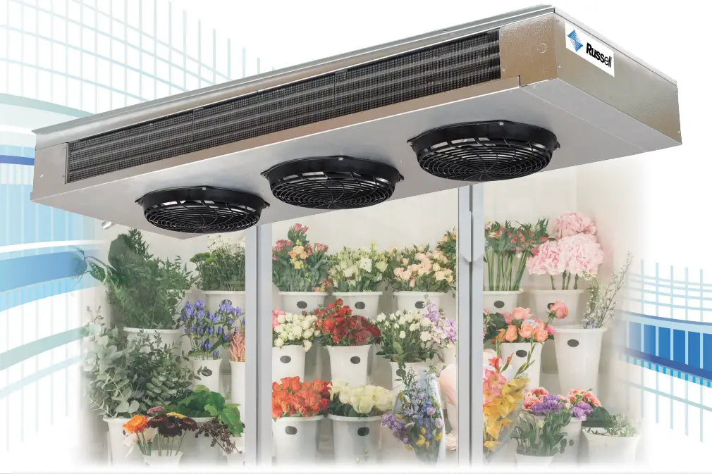 Russell RU-RLV-1021A Low Velocity Center Mount Unit Cooler