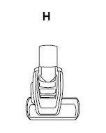 H. Self-Cleaning Pet Power Brush