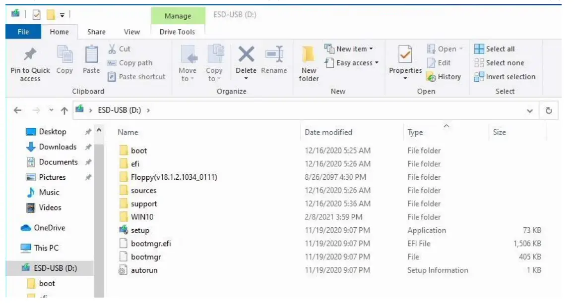 Installing Windows® on a RAID volume