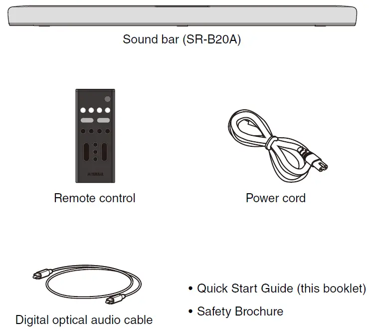supplied accessories