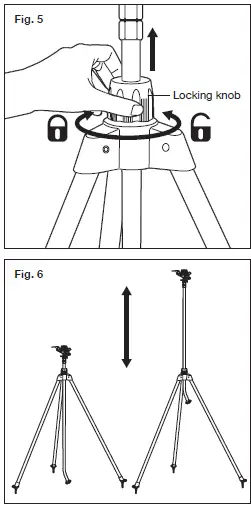 AQUA JOE AJ-IST72ZM TELESCOPING SPRINKLER 6