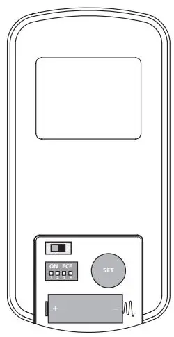 Hunters Fan 50999 Parkview 52 inch Polished Nickel Installation Guide - To change the battery