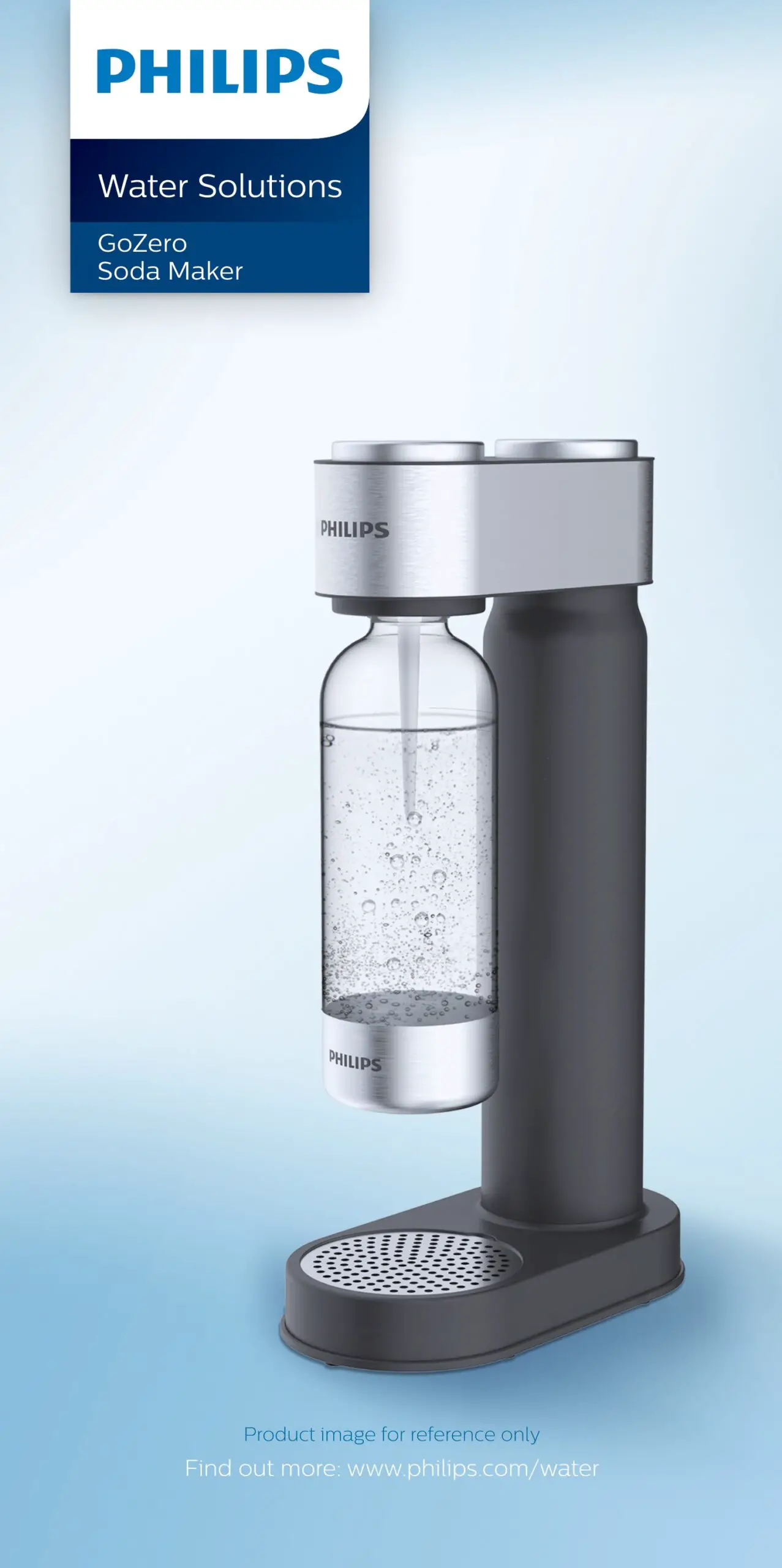 PHILIPS ADD4901WH-10 GoZero Soda Maker Instructions