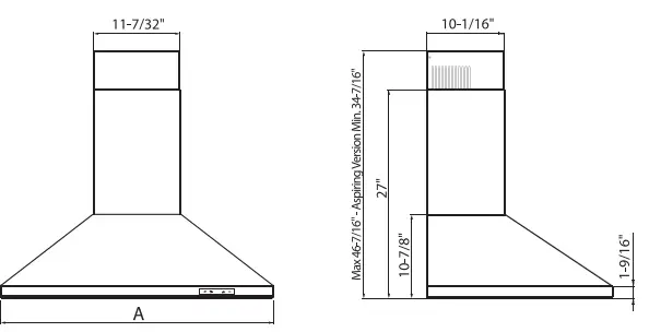 XOV30SC-XOV-Series-30-Inch-Wall-Mount-Convertible-Hood-FIG-4