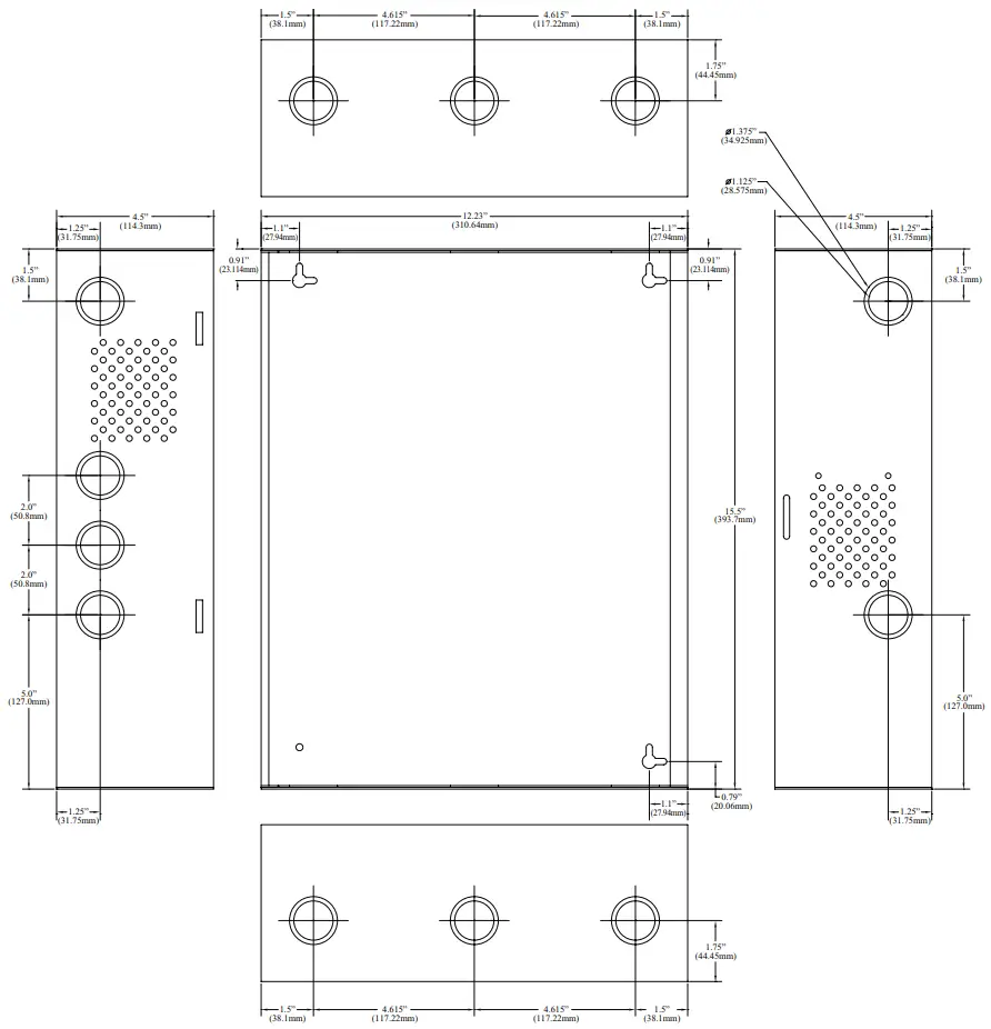 Enclosure Dimensions