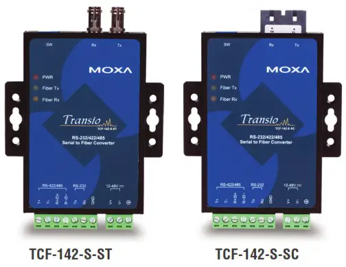MOXA TCF 142 Series Optical Fiber Media Converter - cover