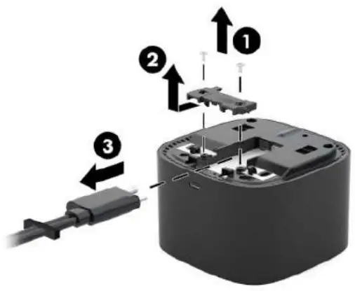 hp 2UK37AA Docking Station Port Replicator - Connecting to a USB 14