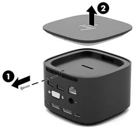 hp 2UK37AA Docking Station Port Replicator - Connecting to a USB 19