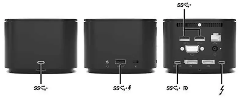 hp 2UK37AA Docking Station Port Replicator - Connecting to a USB 7