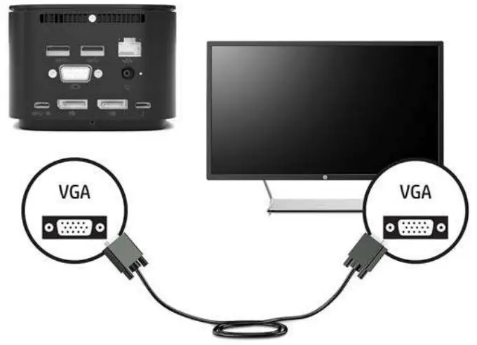 hp 2UK37AA Docking Station Port Replicator - Connecting to a USB 8