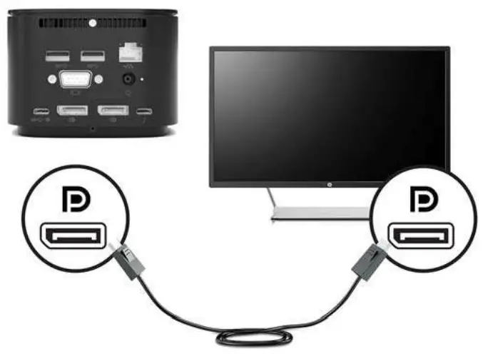 hp 2UK37AA Docking Station Port Replicator - Connecting to a USB 9