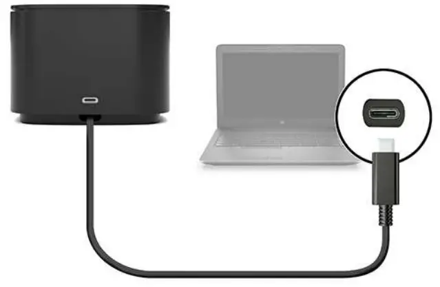 hp 2UK37AA Docking Station Port Replicator - Connecting to a USB